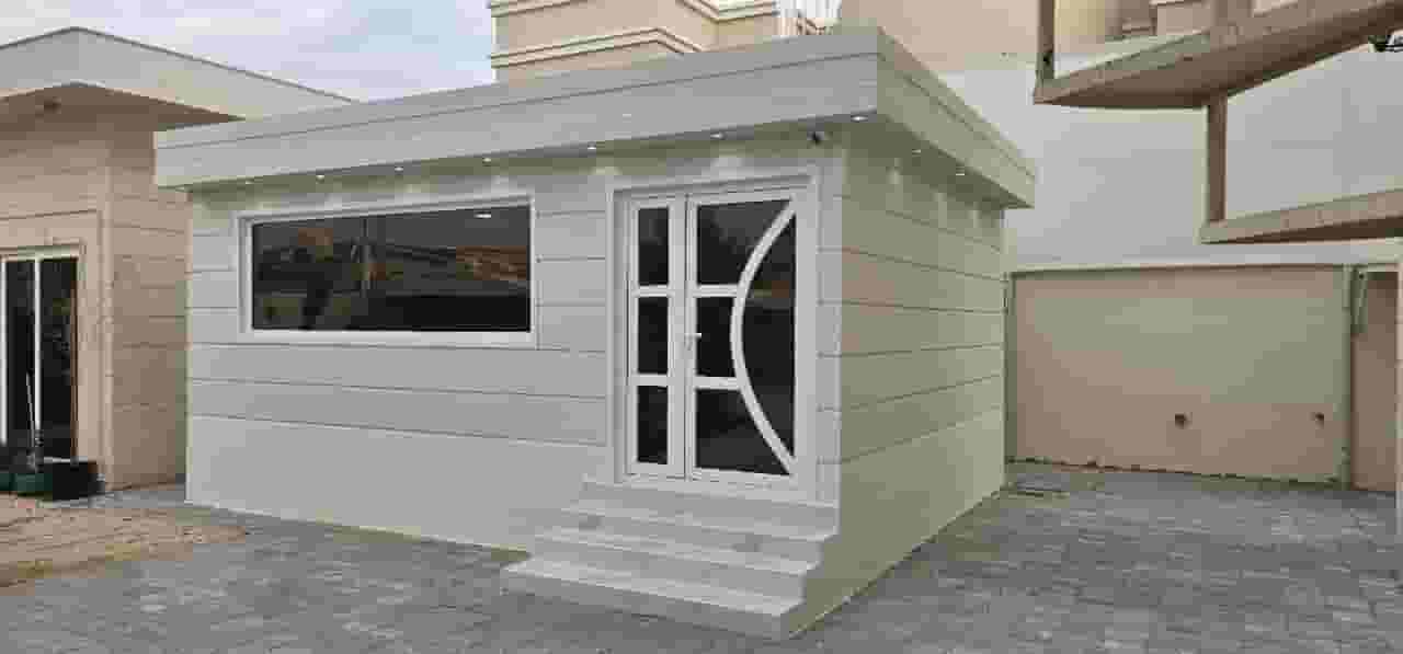 Caravans for prefabricated houses