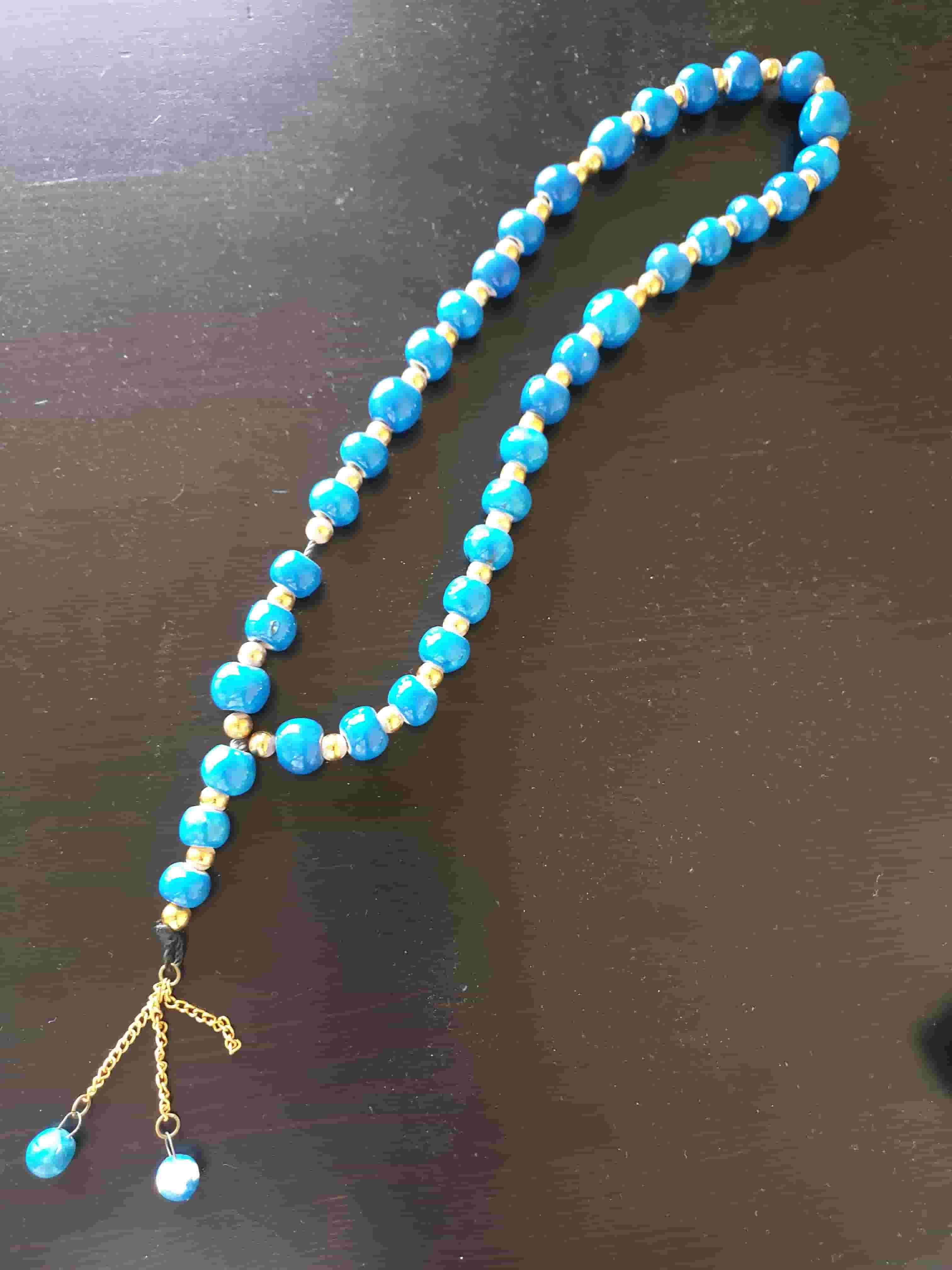 blue rosary 