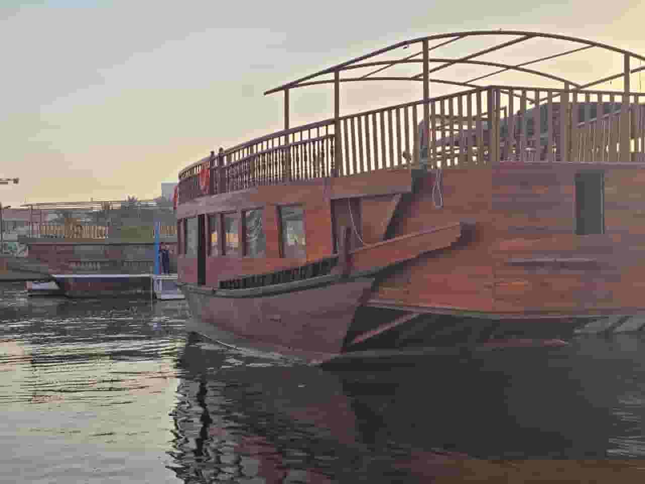 A boat for sale with a capacity of 72 passengers