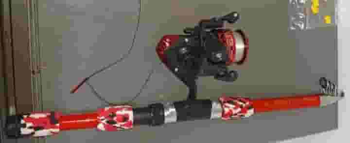 A set of fishing rods