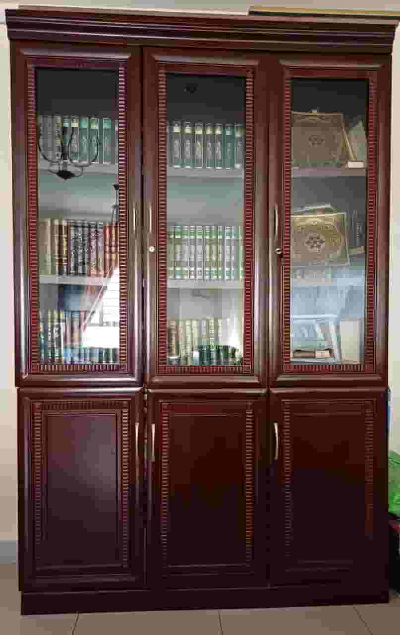 For sale an elegant wooden library  