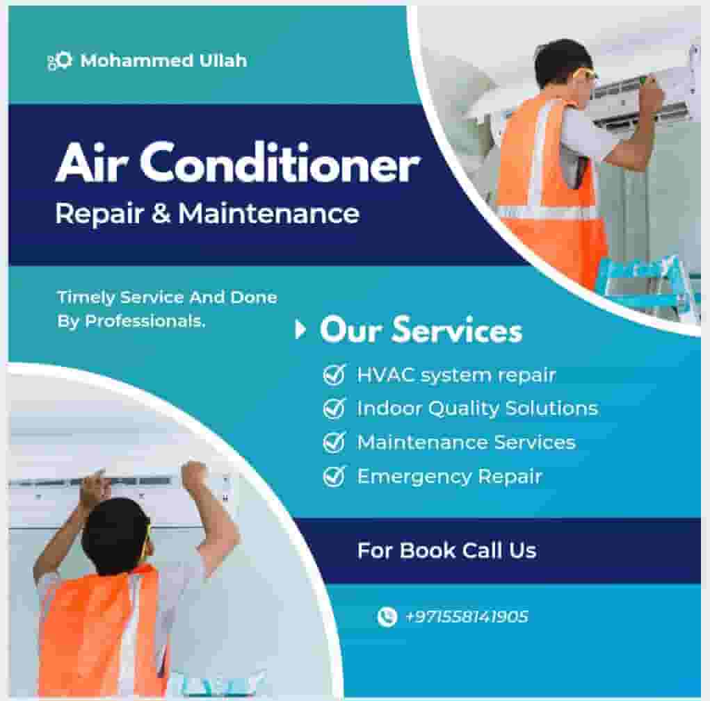 Air conditioner repair and maintenance service