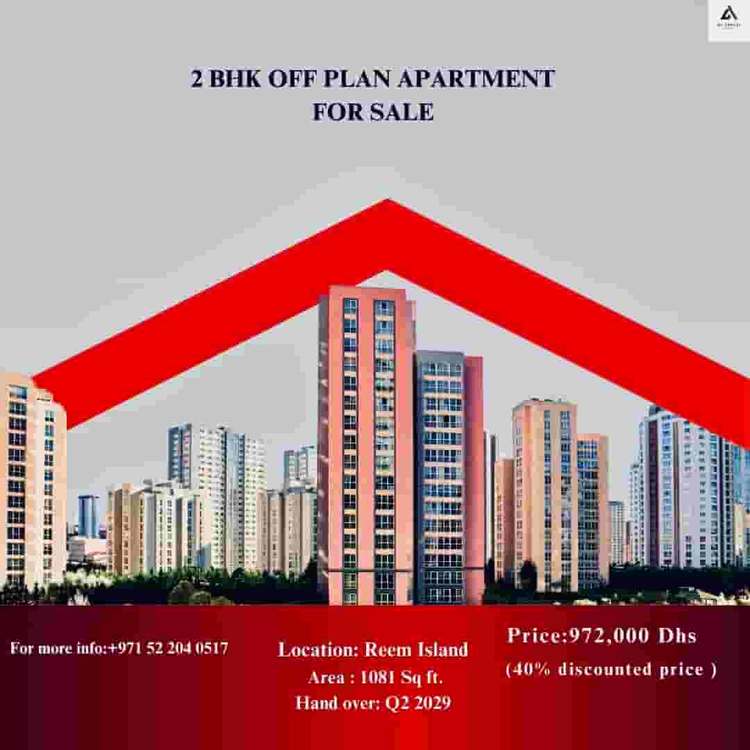 Under construction apartment for sale in Al Reem Island