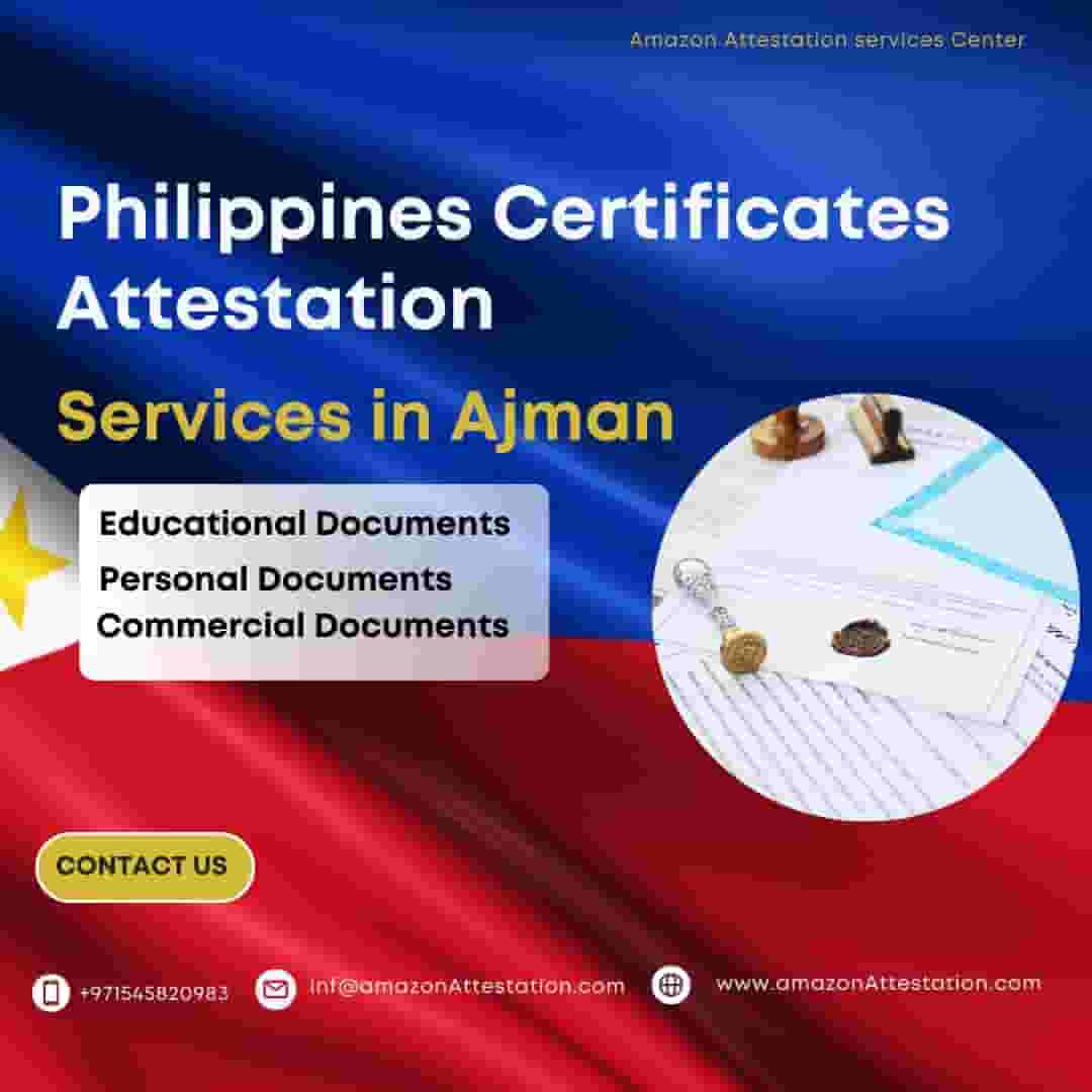 Philippine certification certification service in the United Arab Emirates 