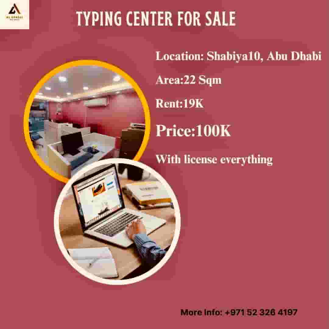 Typing center for Sale