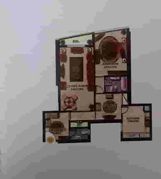 One bedroom apartment with a partial view 