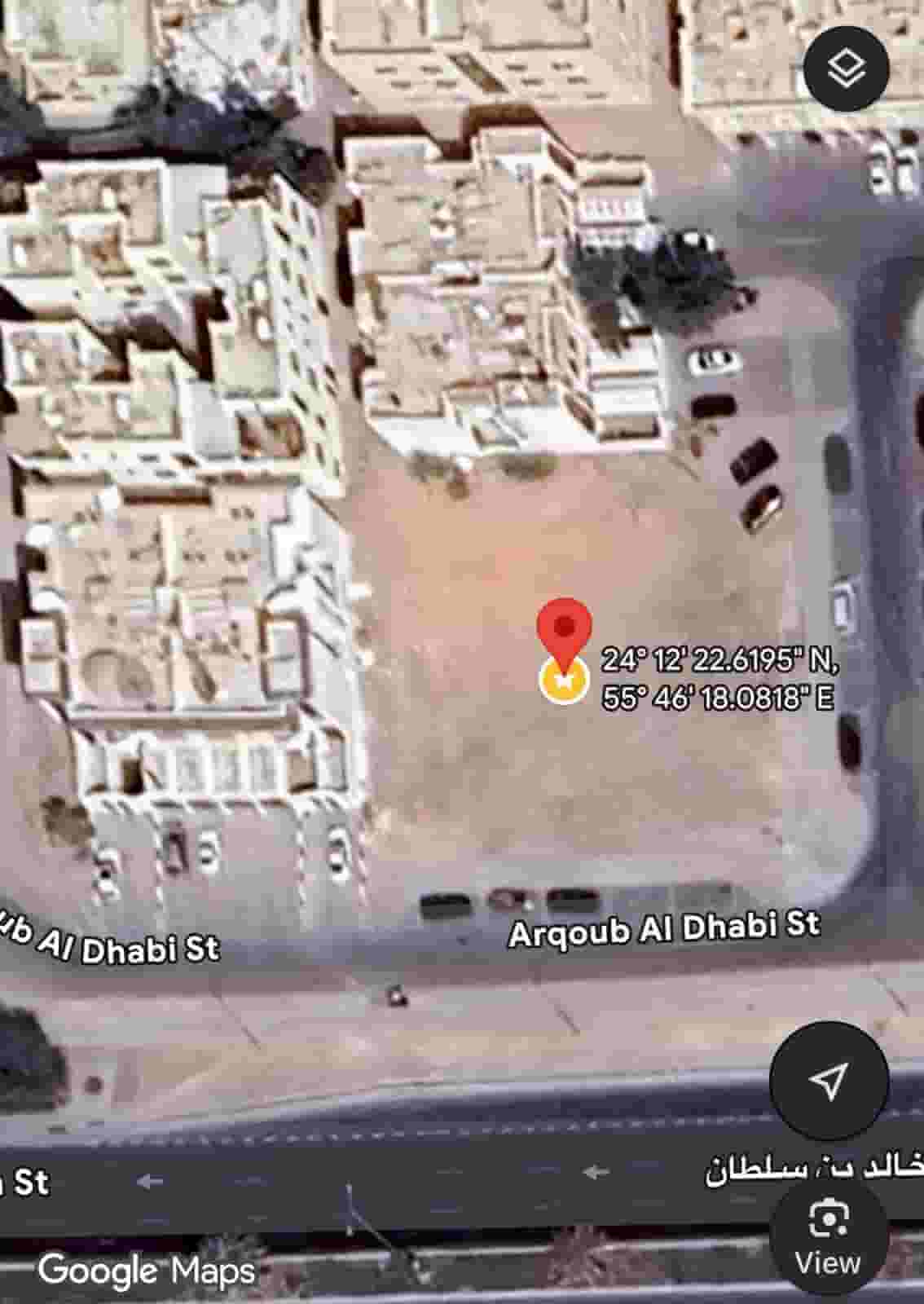 For sale a special plot of land in Al Ain - Rocket Area - Al Thaqabiya Basin - Main Street - next to Al Ain Sports Club